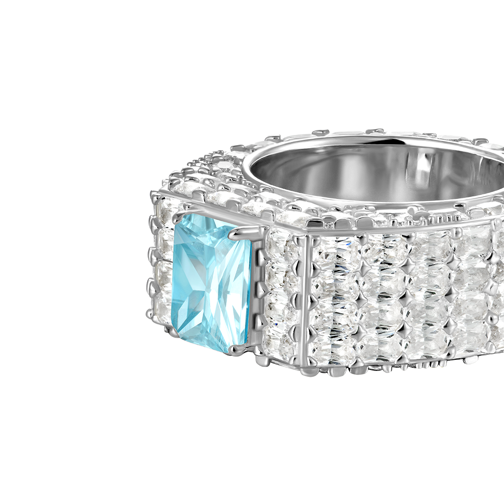 Custom Emerald Cut Eternity Band Ring