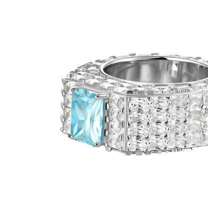 Custom Emerald Cut Eternity Band Ring