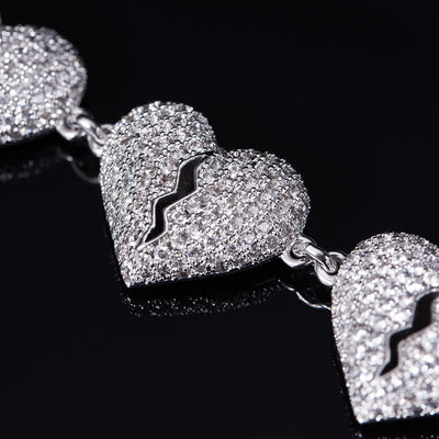Catena ghiacciata del cuore spezzato