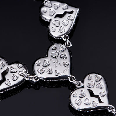 Catena ghiacciata del cuore spezzato
