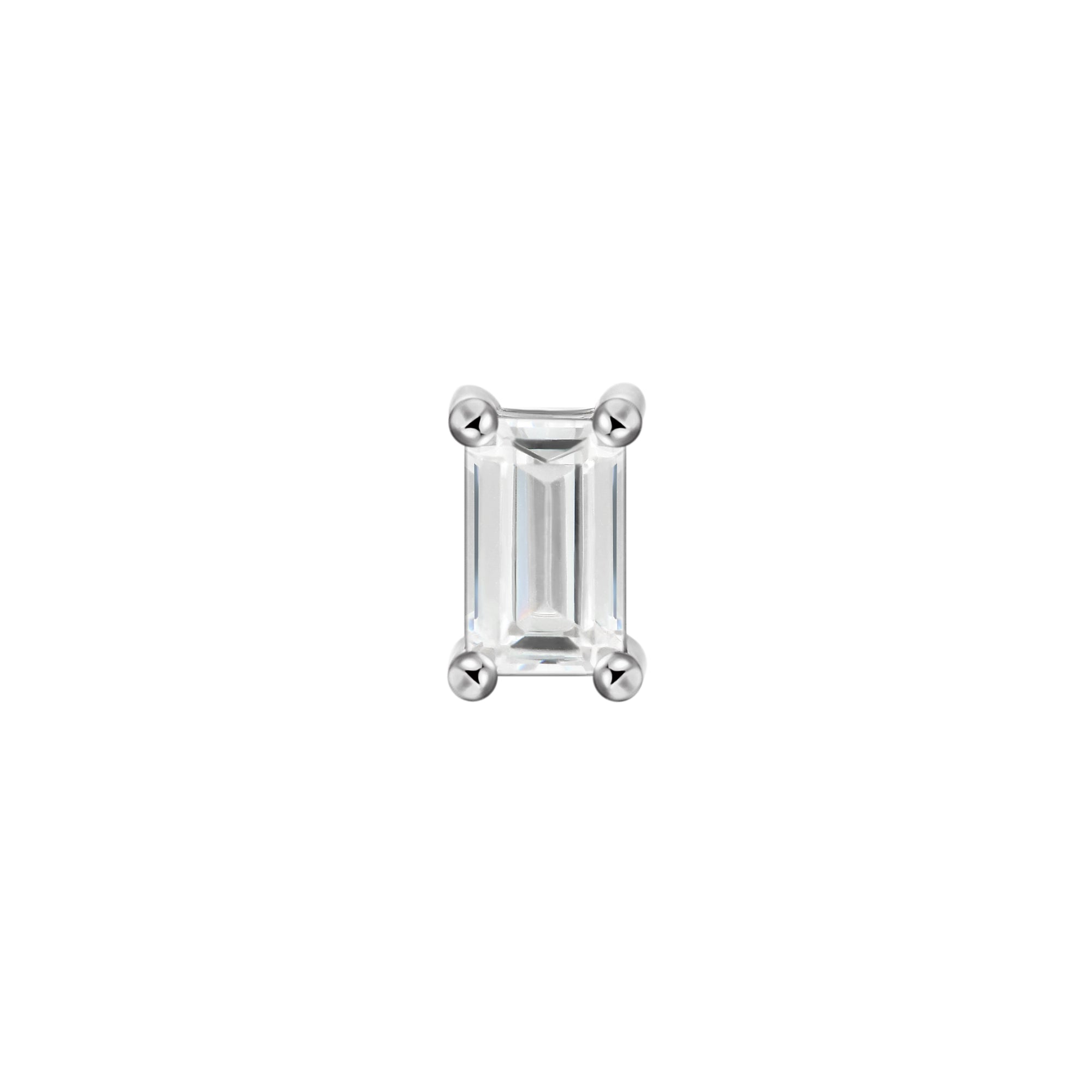 Custom Classic Moissanite Stud Earring