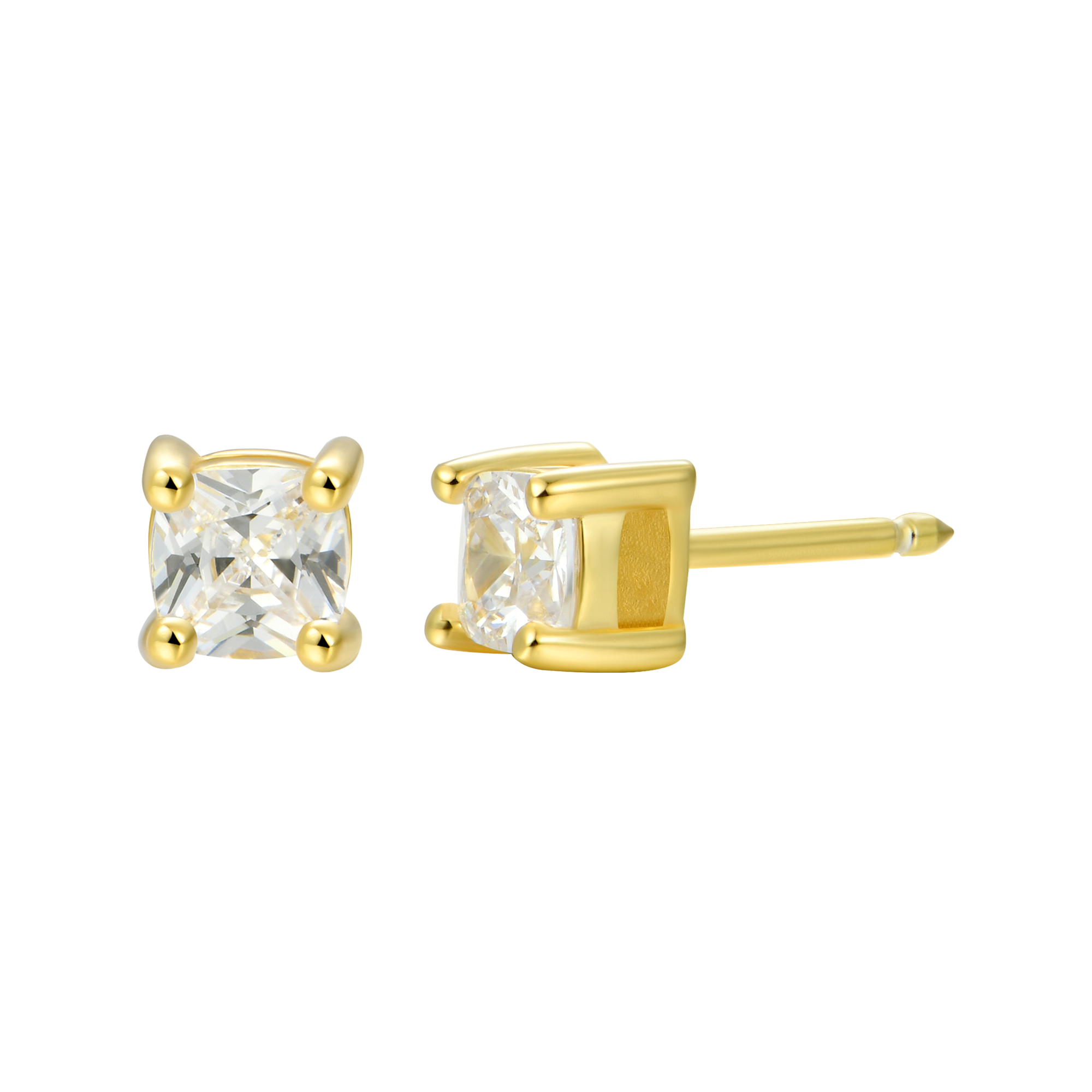 Custom Classic Moissanite Stud Earring