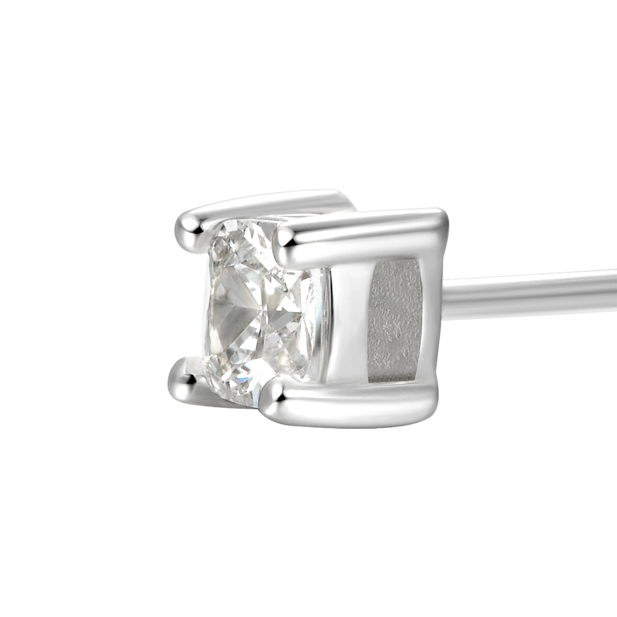 Custom Classic Moissanite Stud Earring