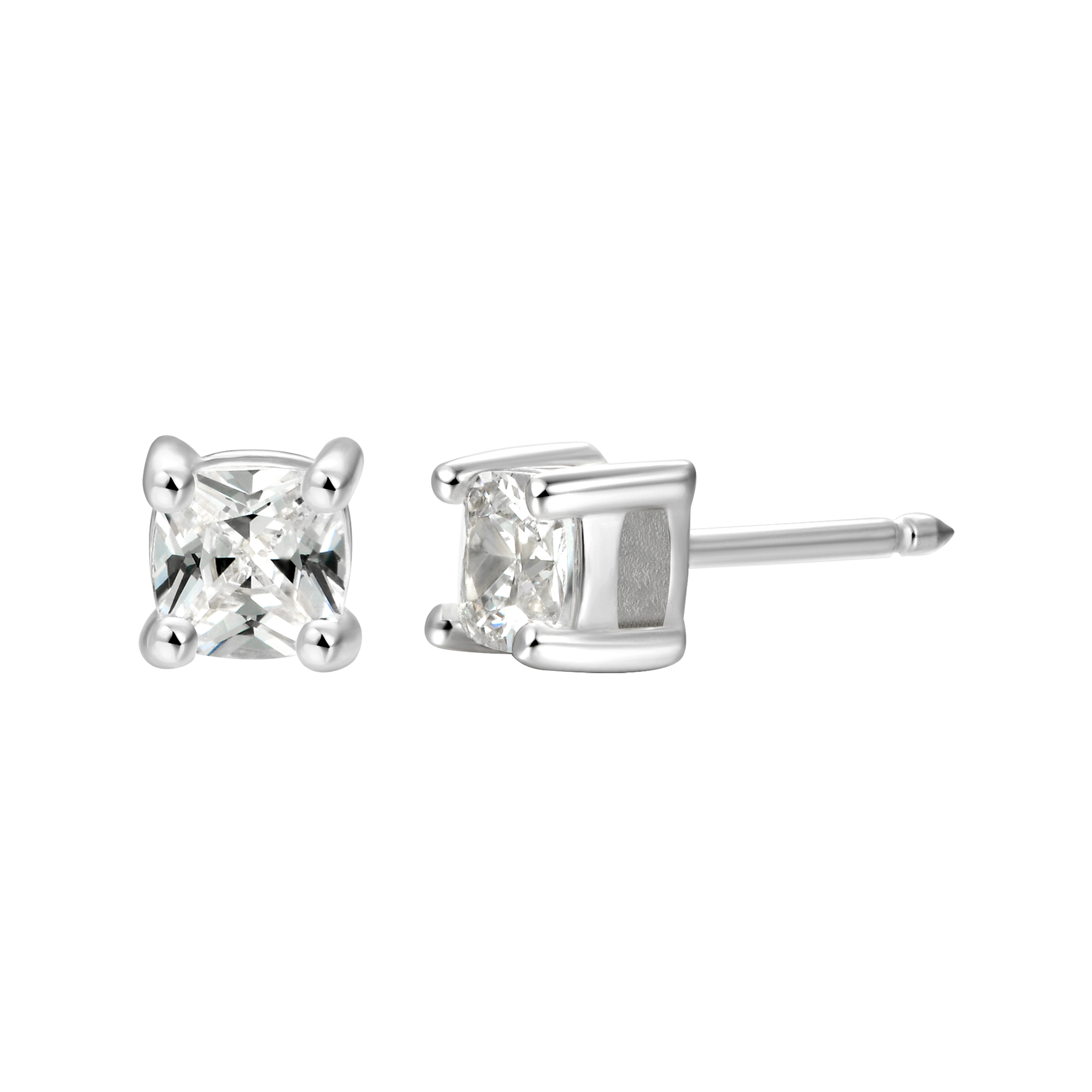 Custom Classic Moissanite Stud Earring