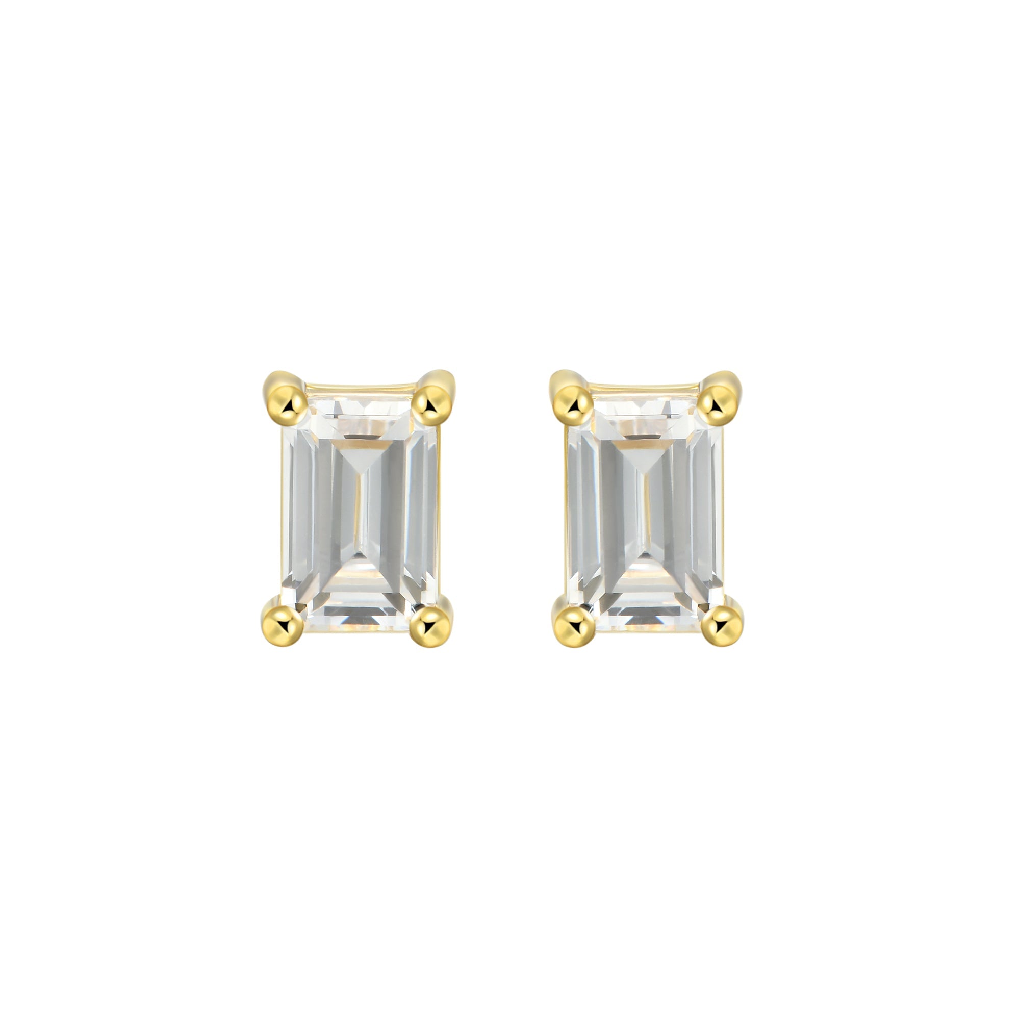 Custom Classic Moissanite Stud Earring