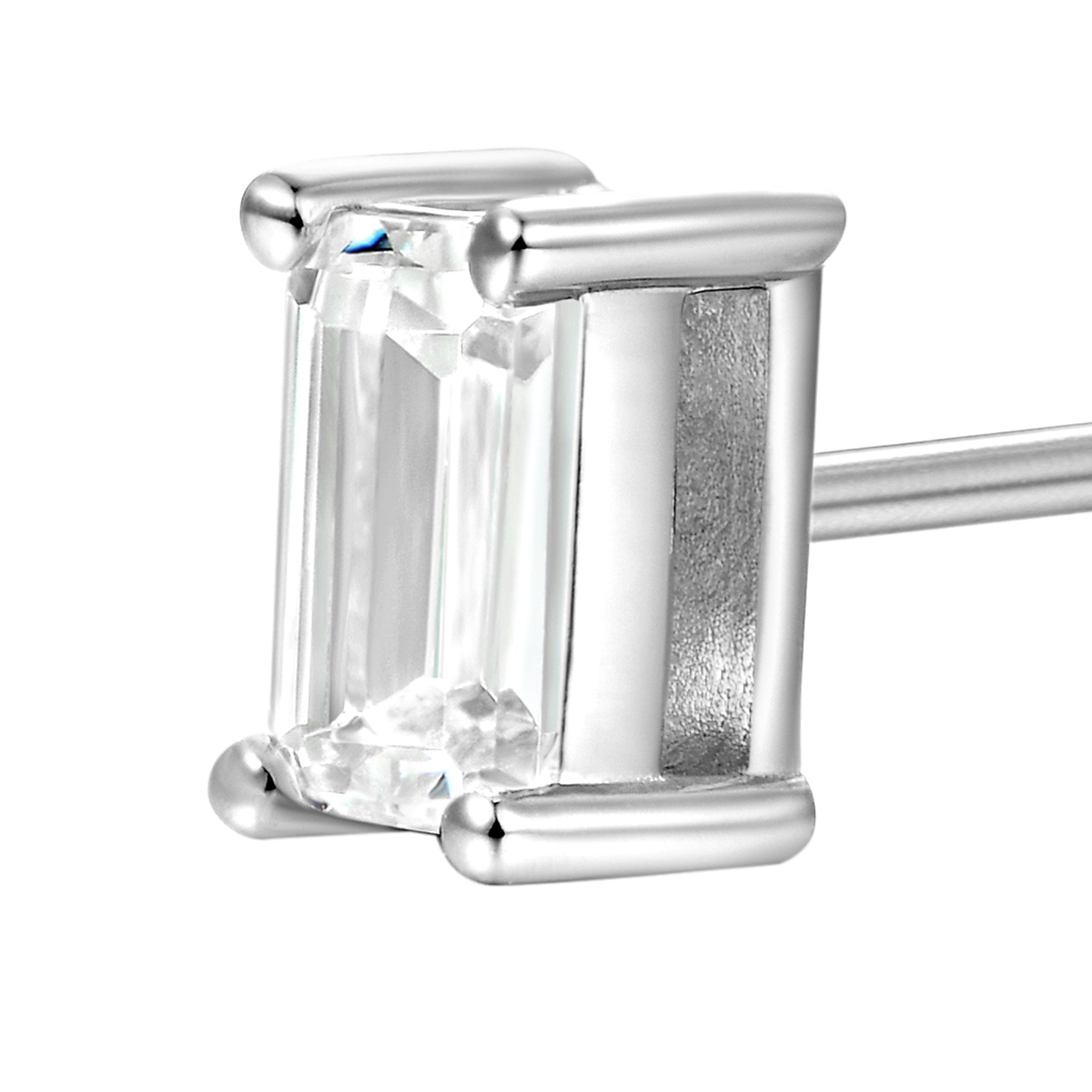 Custom Classic Moissanite Stud Earring