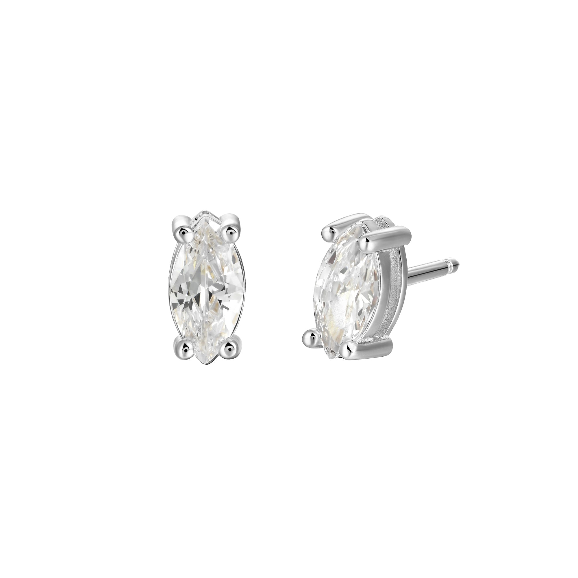 Custom Classic Moissanite Stud Earring