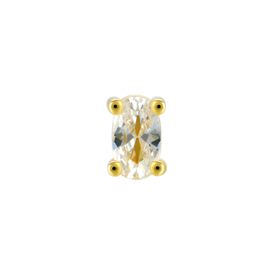 Custom Classic Moissanite Stud Earring