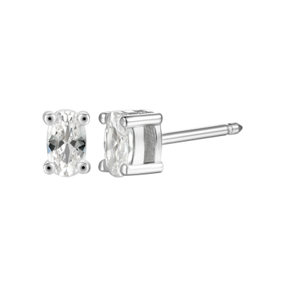 Custom Classic Moissanite Stud Earring