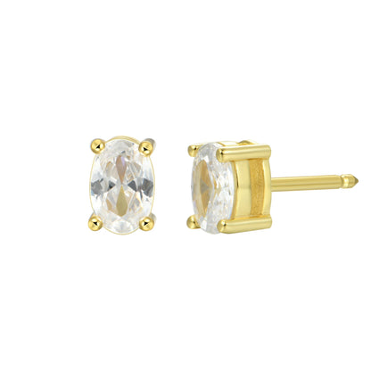 Custom Classic Moissanite Stud Earring