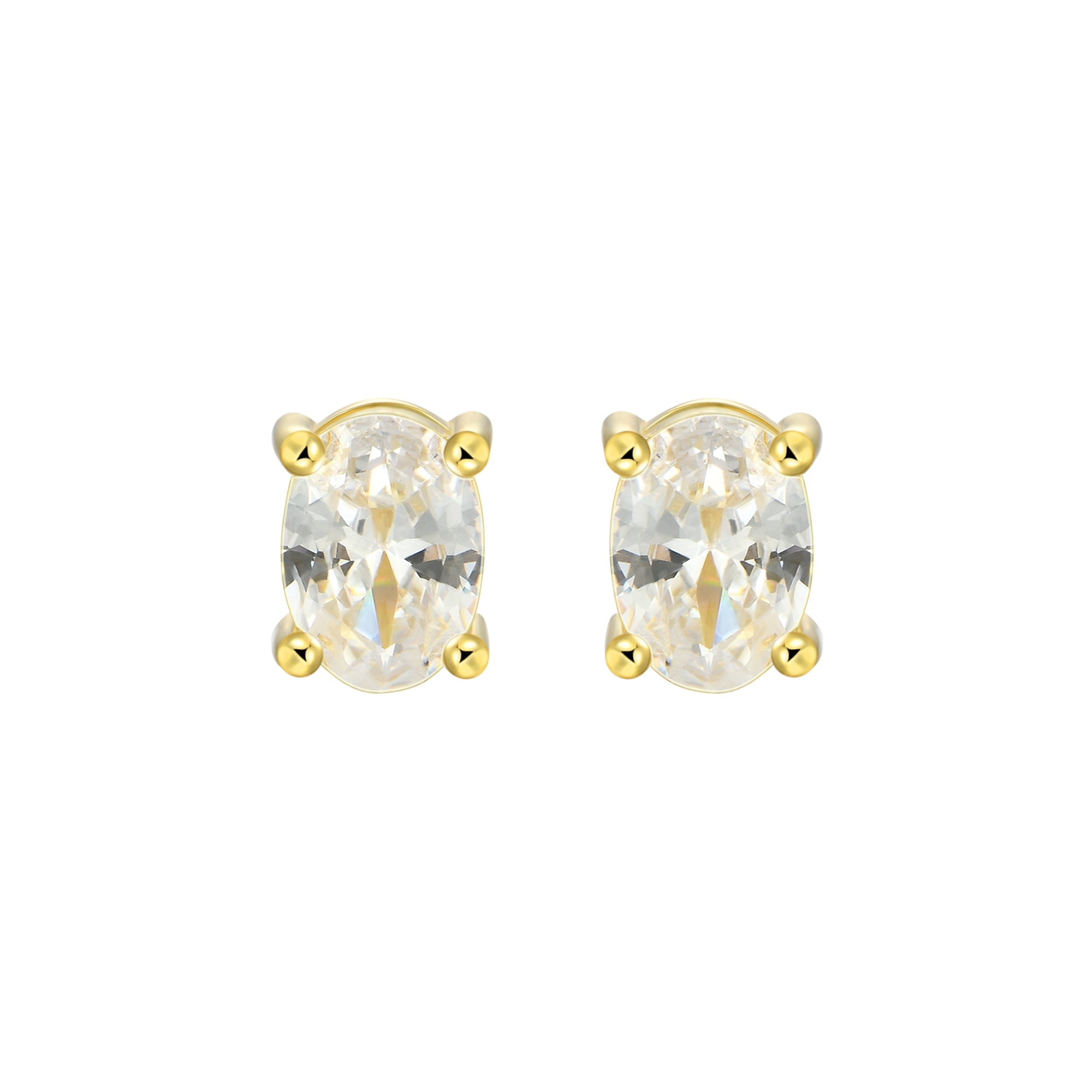 Custom Classic Moissanite Stud Earring