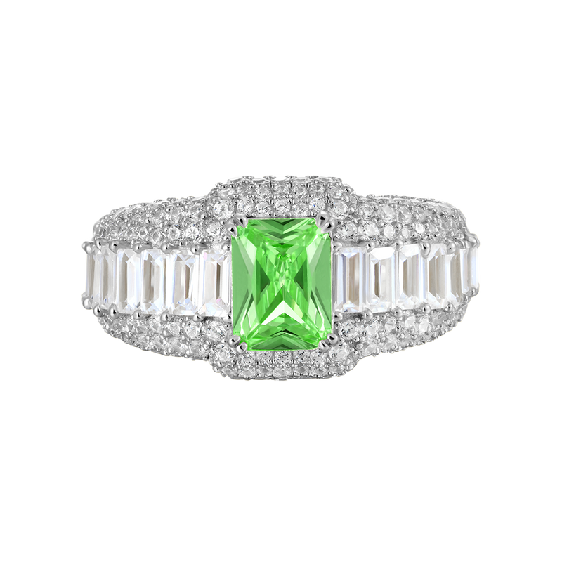 Custom Emerald Cut Ring