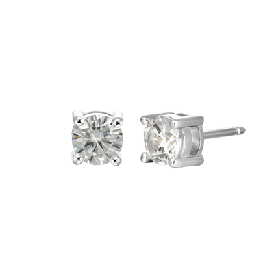 Custom Classic Moissanite Stud Earring