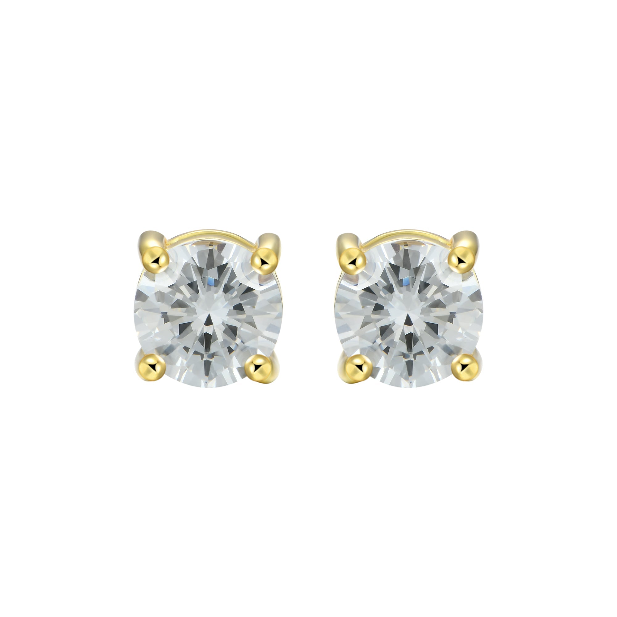 Custom Classic Moissanite Stud Earring