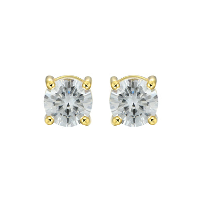 Custom Classic Moissanite Stud Earring