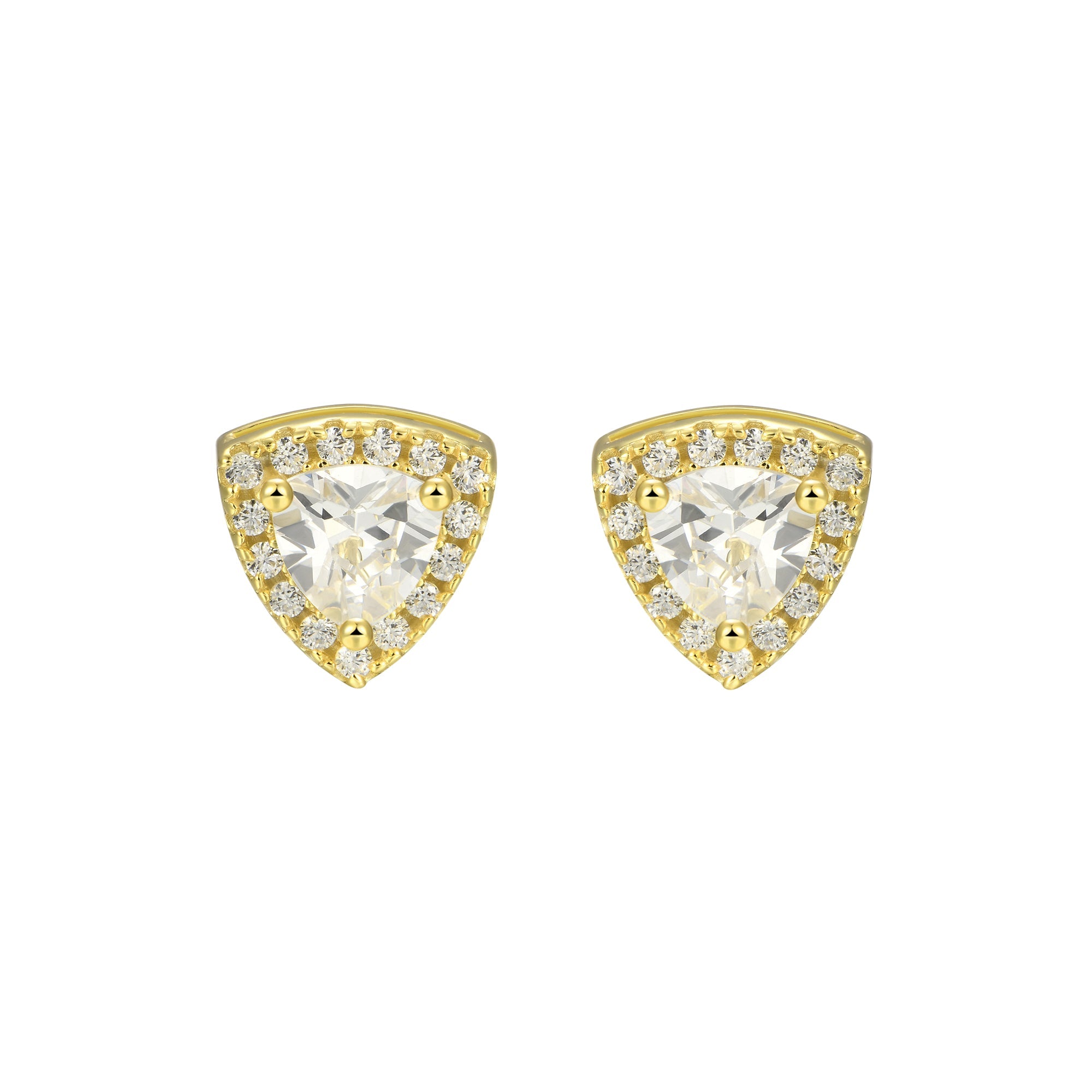 Boucle d'oreille Moissanite Halo personnalisée